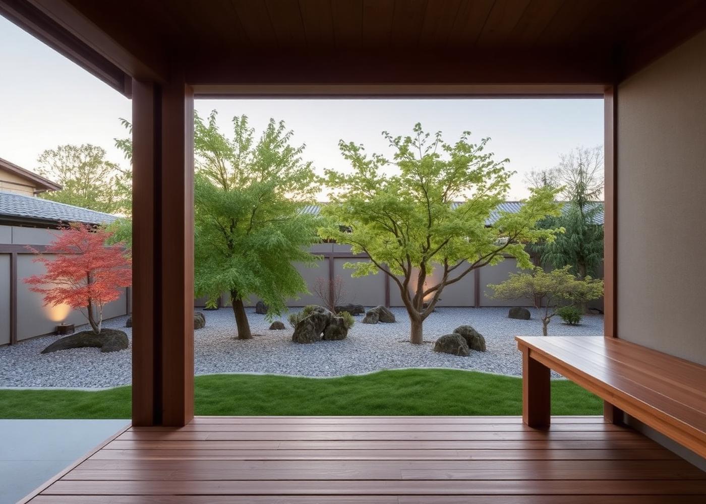 Timber deck and garden outlook — Cedar & Stone